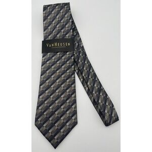 New Van Huesen Hand Made Stain Resistant Tie 59" x 3.5"‎ Neck Tie NWT